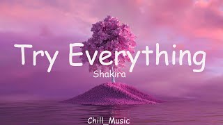 Shakira  Try Everything Lyrics [upl. by Nilesoy]