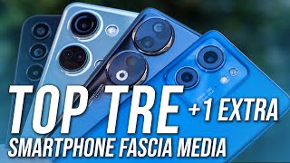 I TOP TRE SMARTPHONE 1 della fascia media Honor 90 OnePlus Nord 3 e Moto Edge 40 [upl. by Ierdna]