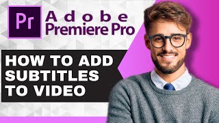 How to Add Subtitles to Video  PremierePro Desktop Tutorial [upl. by Lib]