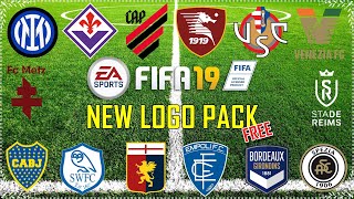 FIFA 19  NEW UPDATED LOGO PACK FREE 30 TEAMS [upl. by Itida792]