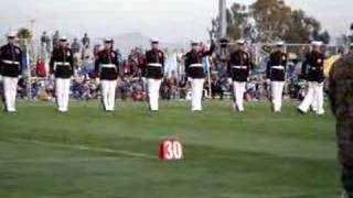 USMC Silent Drill Platoon 1 Mistake plus recovery [upl. by Lingwood]