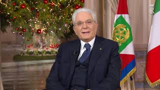 Messaggio di fine anno del Presidente della Repubblica Sergio Mattarella [upl. by Atilal]