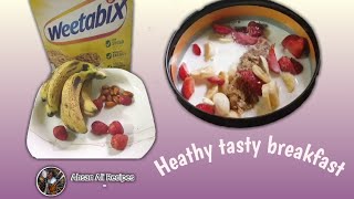 How to make your Weetabix Tasty  Healthy breakfast  Home Recipe  By Ahsan Ali [upl. by Eelnayr]