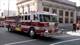 Eureka Hose Co 4 Parade 2016  Olyphant PA [upl. by Nerrak]