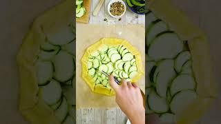 Tarte rustique courgette et burrata [upl. by Nalak439]