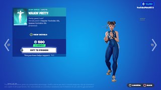 Fortnite Item Shop  NEW WALKIN PRETTY EMOTE November 27th 2023 [upl. by Bradman]