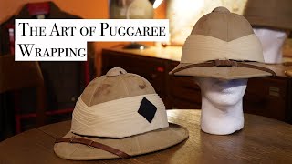 The Art of Pith Helmet Puggaree Wrapping [upl. by Krystalle]