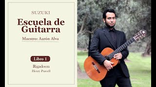 Rigadoon  Henry Purcell  Pieza 8 del libro 1 de guitarra Suzuki [upl. by Nottarts]