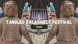 tangled galashiels 2024  yarn festival vlog  The Woolly Worker Knitting Podcast [upl. by Cirdla]