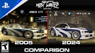 Need for Speed™ Most Wanted Remake  Comparison With The 2005 Version 2 [upl. by Odranar]