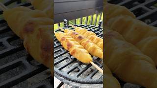 Cheesy Khachapuri Skewers A Unique Twist on Georgian Comfort Food GeorgianCuisine StreetFood [upl. by Ydnolem]