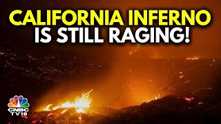 California Wildfire Over 10000 Residents Evacuated Due To Uncontrolled Wildfire  N18G [upl. by Aimar]