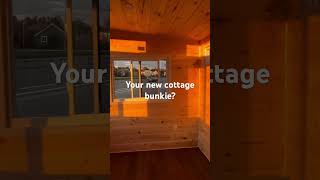 Permit free space for the cottage bunkhouse bunkie home cabinhome cottage muskoka tinyliving [upl. by Eiduj]