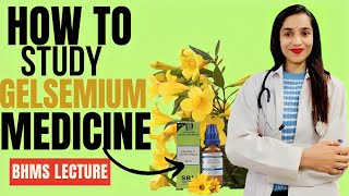 Gelsemium medicine BHMS lecture video  Gelsemium homeopathic medicine lecture  Johari BHMS [upl. by Bunde176]