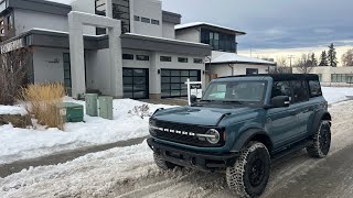 Ford Bronco Wildtrak vs Winter Wonderland  Epic Calgary to Banff Scenic Drive [upl. by Poliard596]