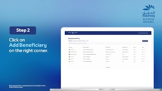 Bank With Ease  How SMEs can manage beneficiaries for fund transfers  Mashreq UAE [upl. by Proudfoot]