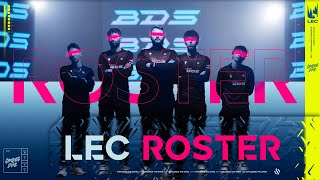 THIS IS OUR 2022 LEC ROSTER  Official Team BDS Roster Announcement [upl. by Thomasine894]