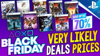 BLACK FRIDAY 2024 PlayStation Deals VERY LIKELY Prices [upl. by Dremann662]