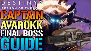 Destiny 2 Grasp Of Avarice EASY quotCaptain Avarokkquot FINAL BOSS FIGHT Dungeon Guide [upl. by Bond]