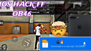 IOS HACK FF OB46🤯😱 FREE FIRE  IOS [upl. by Onej]