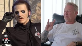 GHOSTs Tobias Forge Explains How James Hetfield Helped Their Career [upl. by Eibo]