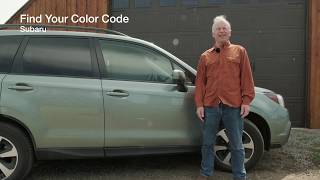 Subaru Paint Codes  Find the Color Code on Your Subaru  Quick amp Easy [upl. by Ahsetel880]