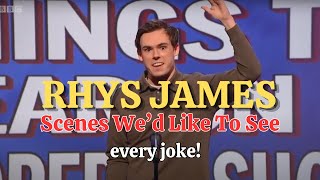 240 Jokes In 42 Minutes Every Single Rhys James Scene Wed Like To See Mock The Week [upl. by Aksel24]