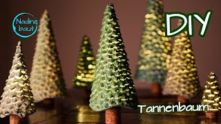 Weihnachtsdeko selber machen  Tannenbaum basteln  DIY Weihnachtsbaum [upl. by Duax]