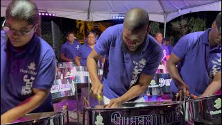 Supernovas Steel Orchestra ROCKS Santa Rosa at First Peoples Day with “Columbus” by Burning Spear [upl. by Laspisa]