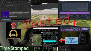 What ATC is BEST for YOU in MSFS2020 Breakdown of Top 3 ATC apps Websites UI Price Test Flight [upl. by Natek]