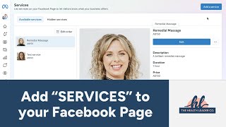 How to Add quotServicesquot to your Facebook Page in 2024 [upl. by Gaeta]