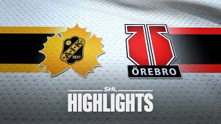 Skellefteå vs Örebro  31 okt 2024  Highlights [upl. by Bee690]