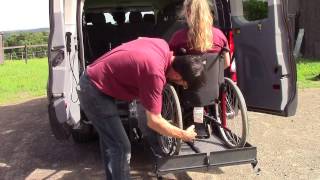 Details of installation of Ricon wheelchair lift in a Ford Transit [upl. by Xeno]