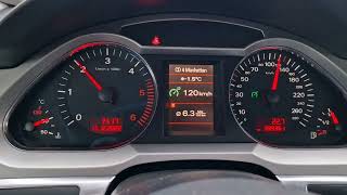 Audi A6 Allroad c6 30 tdi consumption at 120 kmh [upl. by Paradies]