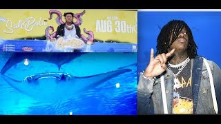 Rapper SahBabii 100000 Listening Party at Georgia Aquarium [upl. by Lletniuq]