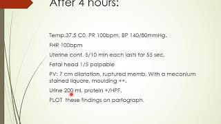 partograph clinical cases [upl. by Bohlin157]