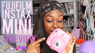 FUJIFILM Instax Mini 9 review  demo Flamingo Pink [upl. by Ayahsey320]