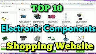 Top 10 Indian Electronics Components Shopping Website In HINDI 2018 [upl. by Brasca757]