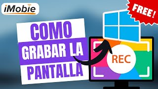 2024 Cómo Grabar la Pantalla en Windows 10 con Gratis [upl. by Rheims591]