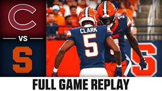 Colgate vs Syracuse Full Game Replay  2023 ACC Football [upl. by Fatma]