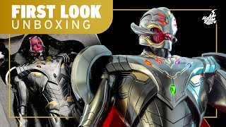 Hot Toys Infinity Ultron Marvels What If Figure Unboxing  First Look [upl. by Ykceb]