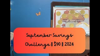 September Savings Challenge Filmed in October  90 [upl. by Ulberto]