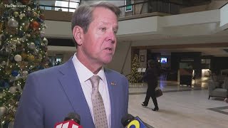 Kemp speaks on Perdue joining governors race welcomes challenge [upl. by Ellehcyt]