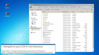 GTA 4 Modding Guide How to install the NET ScriptHook [upl. by Benildis]