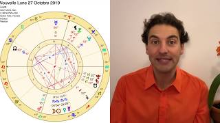 Astrologie Nouvelle Lune 27 Octobre 2019 en Scorpion  Soleil et Lune opposés à Uranus [upl. by Aiuhsoj]