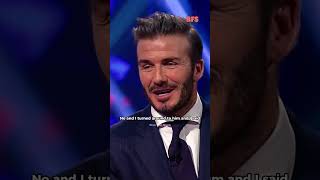 David Beckham Retells His Iconic Free Kick Against Greece shorts football soccer [upl. by Marsh]