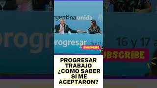 Progresar Trabajo 2023 ¿Como saber si me aceptaron desde MI ANSES [upl. by Desiri]