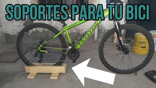 Cómo Hacer un Soporte Parador o Stand Económico Para Tu Bici  Tutorial [upl. by Reiser]