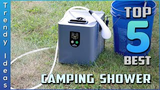 Top 5 Best Camping Shower Review in 2024 [upl. by Boyt]