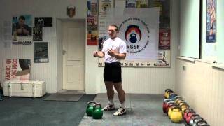 Jerk part 4  Second Dip  RGSI Kettlebell workout [upl. by Nev798]